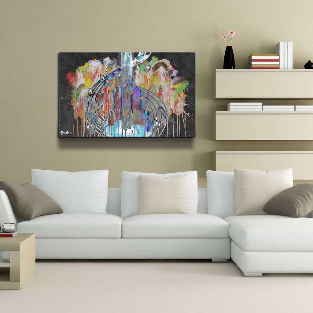 Ready2HangArt 'Muzik XVI' Oversized Canvas Wall Art
