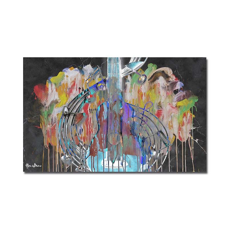 Ready2HangArt 'Muzik XVI' Oversized Canvas Wall Art