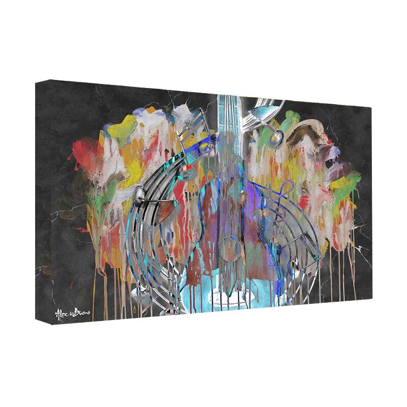 Ready2HangArt 'Muzik XVI' Oversized Canvas Wall Art