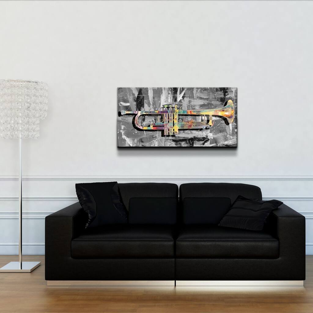 Ready2HangArt 'The Color of Jazz XV' Canvas Wall Art