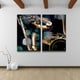 preview thumbnail 1 of 1, Ready2HangArt 'The Color of Jazz VI' Oversized 2-piece Canvas Wall Art