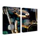 preview thumbnail 2 of 1, Ready2HangArt 'The Color of Jazz VI' Oversized 2-piece Canvas Wall Art