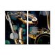 preview thumbnail 3 of 1, Ready2HangArt 'The Color of Jazz VI' Oversized 2-piece Canvas Wall Art