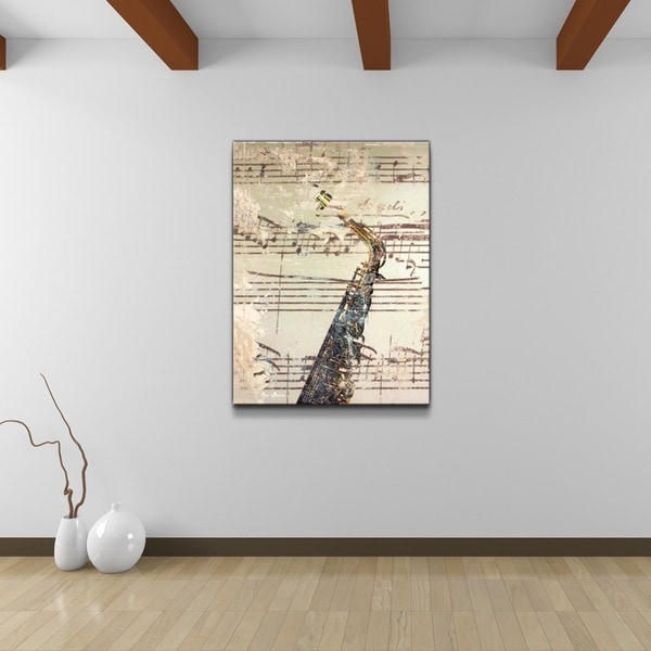Ready2HangArt 'The Color of Jazz IV' Oversized Canvas Wall Art