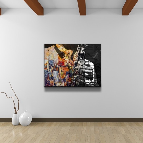 Ready2HangArt 'The Color of Jazz II' Oversized Canvas Wall Art