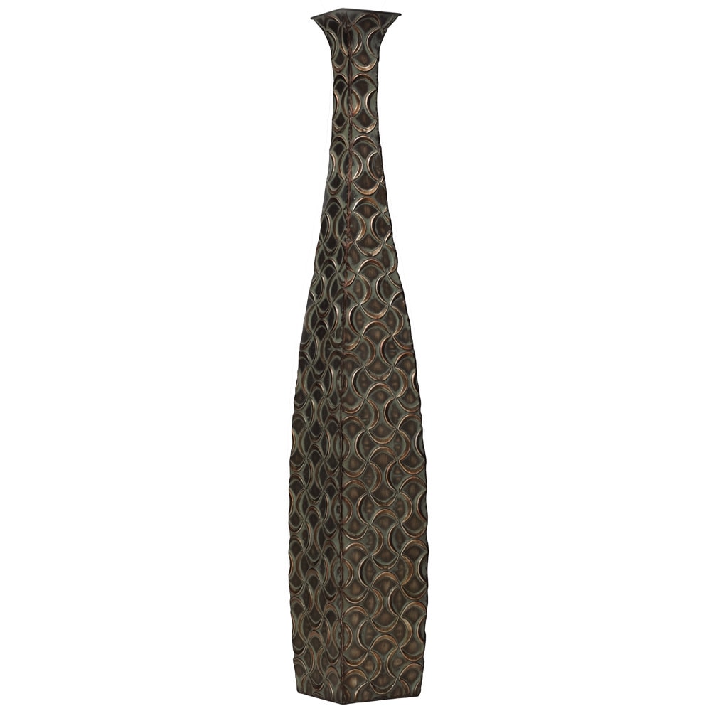 Elements 42 inch Emb Metal Bronze Ogee Vase