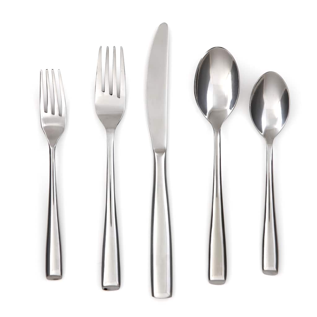 Cambridge Rachel Mirror 20-Piece Flatware Set 18/0 Stainless Steel, Service for 4