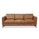 preview thumbnail 4 of 6, Strick & Bolton Filmore 89-inch Tan Leather Sofa