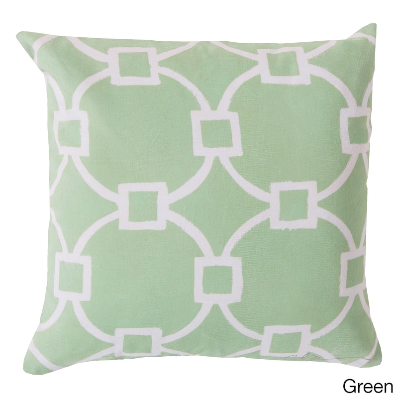 Geometric Links Indoor/ Outdoor Accent Pillow
