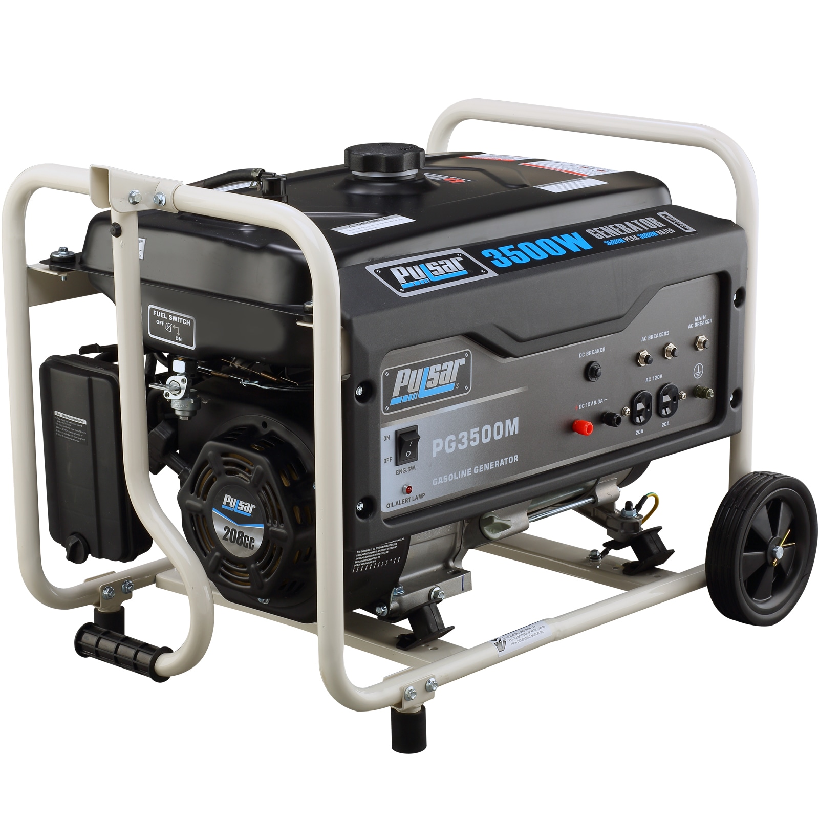 Pulsar Products 3,500 watt Gasoline Powered Portable Generator