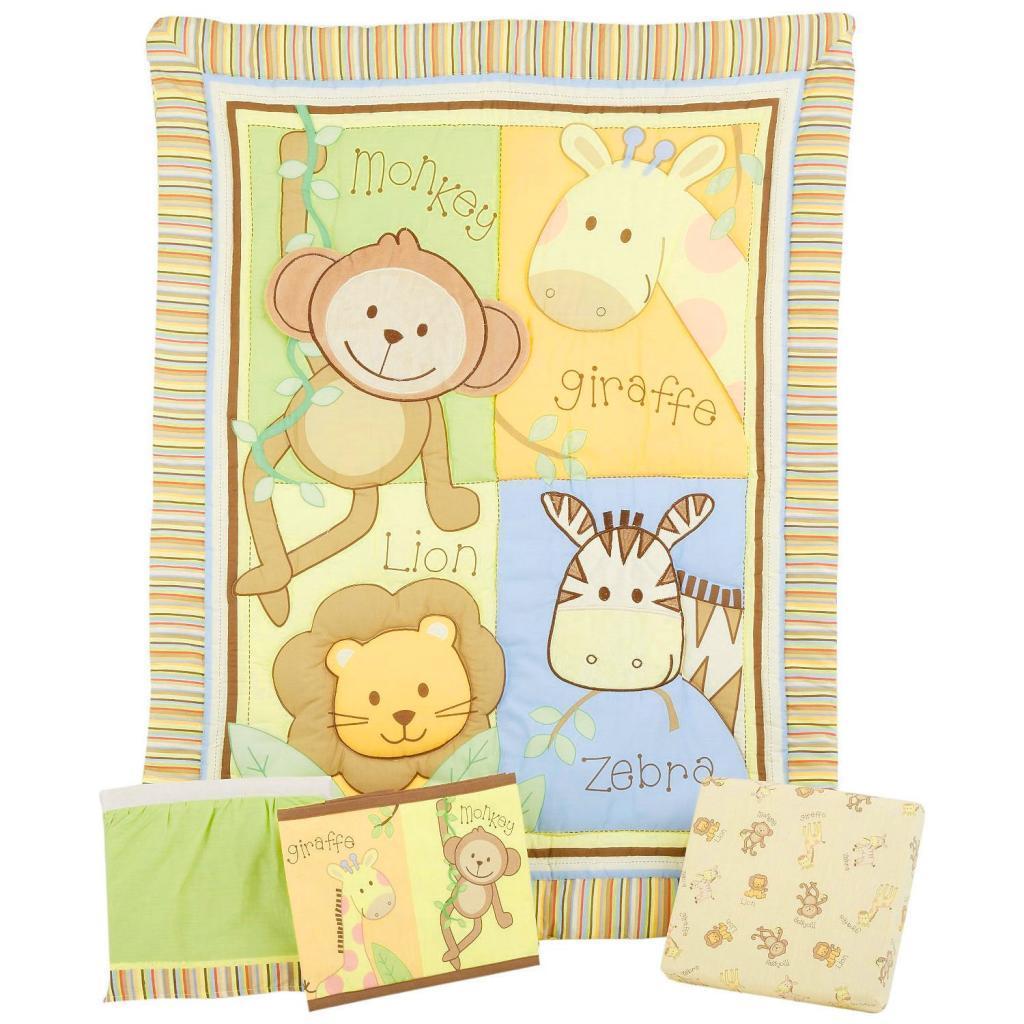 Shop Summer Infant Monkey Jungle 4 Piece Crib Bedding Set