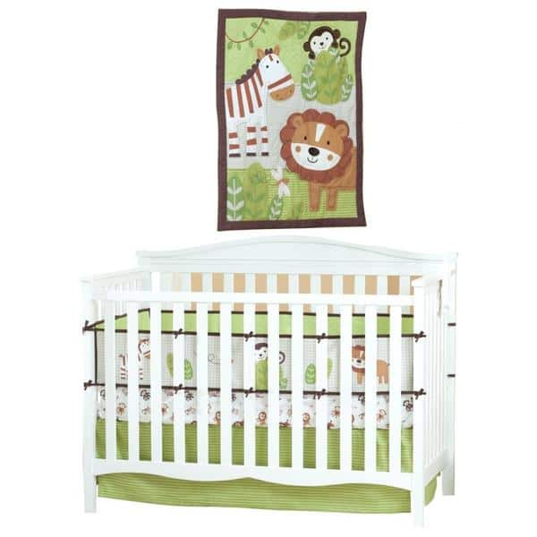 Shop Summer Infant Jungle Buddies 4 Piece Nursery Set Overstock