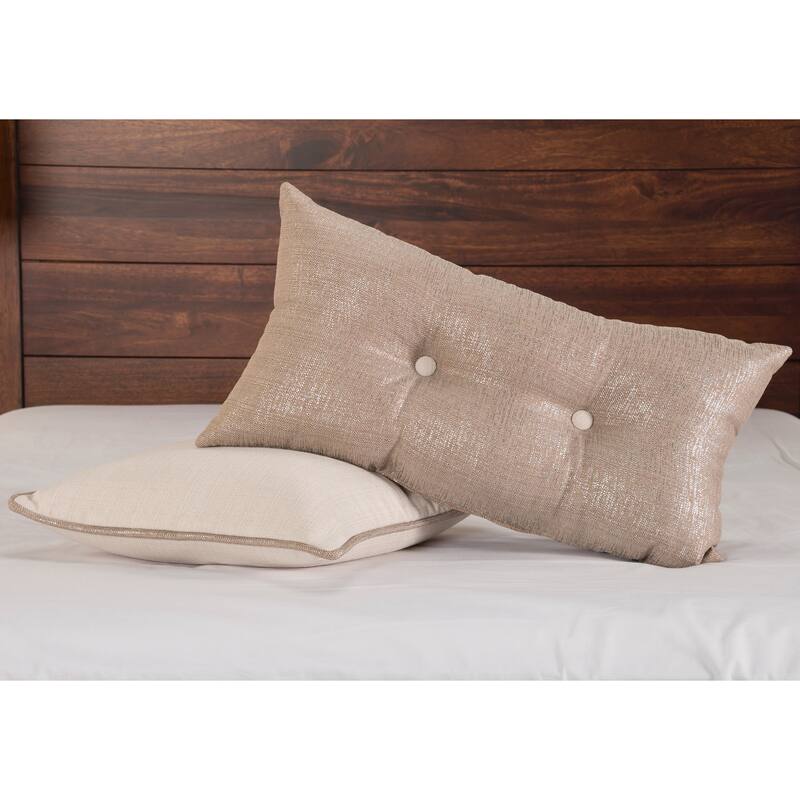 Silver Orchid Monroe Sparkly Woven 6-piece Duvet Cover Set with Insert