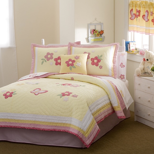 Golden Trail Cotton 3 piece Quilt Set