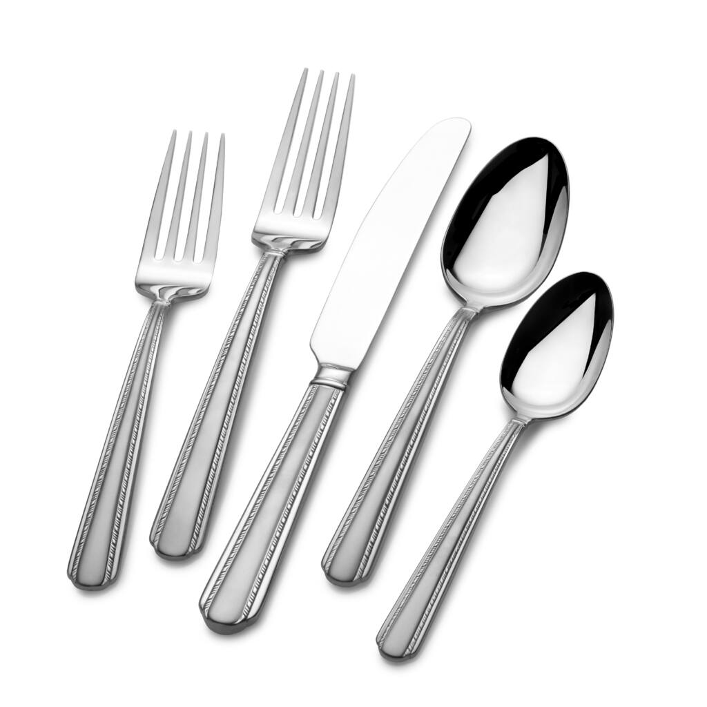 Bombay Adelaide 20-piece Stainless Steel Flatware Set