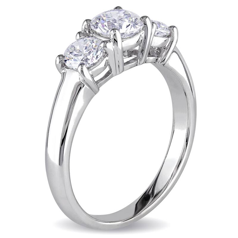 Miadora Signature Collection 14k White Gold 1 1/4ct TDW Diamond Ring