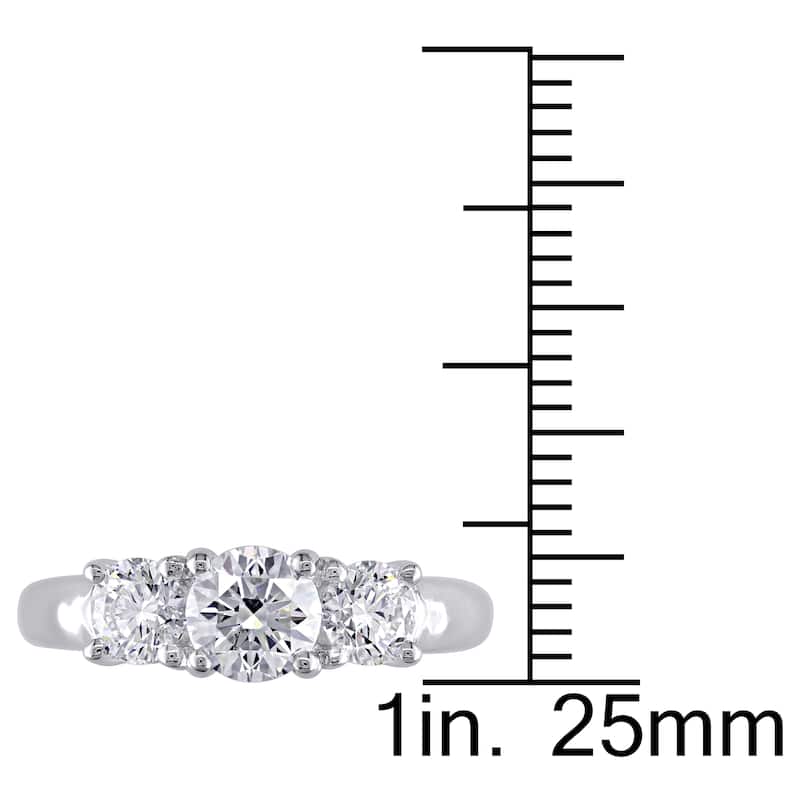 Miadora Signature Collection 14k White Gold 1 1/4ct TDW Diamond Ring