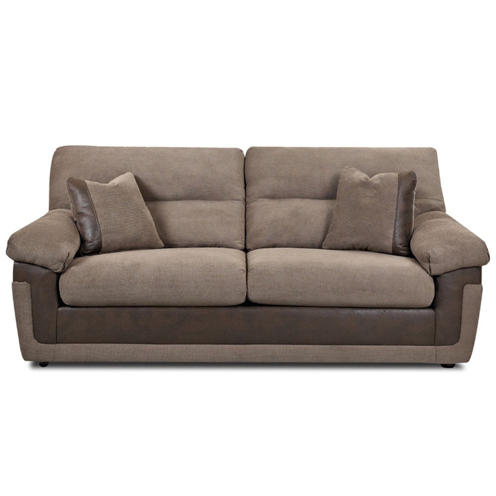 Aldridge Two tone Tobacco/ Mocha Upholstered Sofa