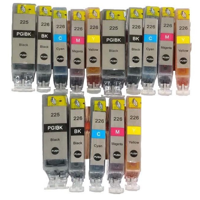 Canon Pgi 225 Cli 226 Ink Cartridge Pixma Ip 4820 4920 8720 Ix6520 Mg 5120 5320 6120 6220 8120 8220 Mx 712 882 892 (pack Of 15)