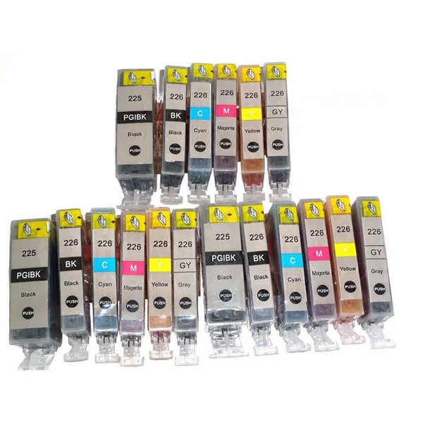 Canon PGI 225 CLI 226 Ink Cartridge PIXMA iP 4820 4920 8720 iX6520 MG 5120 5320 6120 6220 8120 8220 MX 712 882 892 (Pack of 18) Inkjet Cartridges