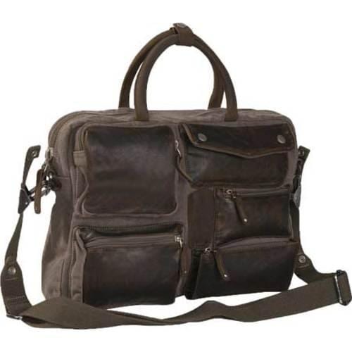 Laurex Urban Style Casual Briefcase Brown