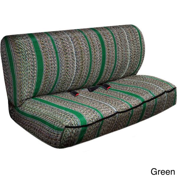 Shop Saddle Blanket Striped Universal 2 Piece Bench Seat Cover Set