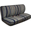 Saddle Blanket Striped Universal 2-piece Bench Seat Cover Set