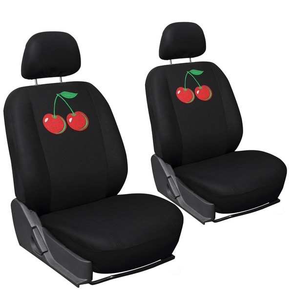 Shop Oxgord Wild Red Cherry 6piece Seat Cover Set Free Shipping