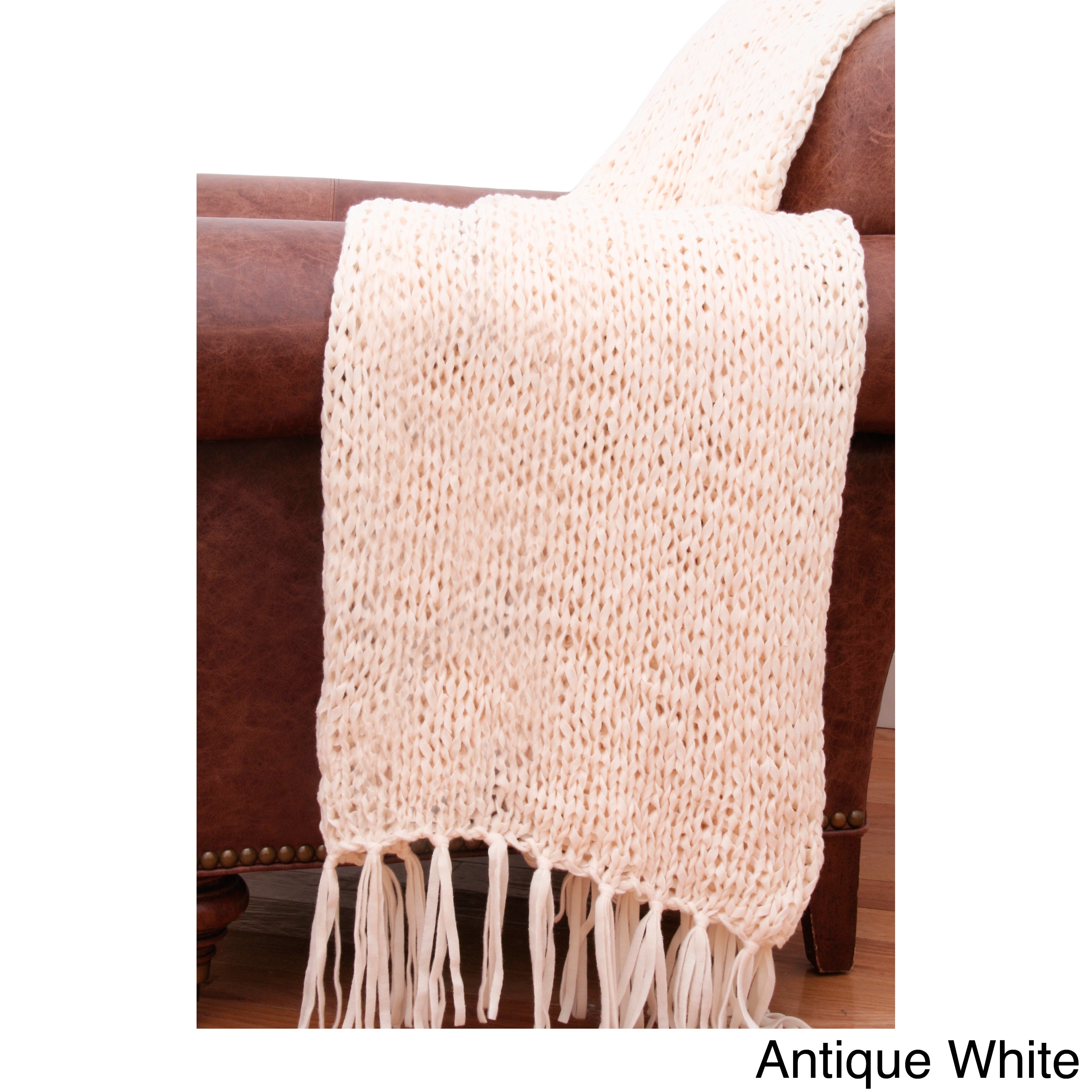 Paige Braided Chunky Knit 50x60 Throw Blanket