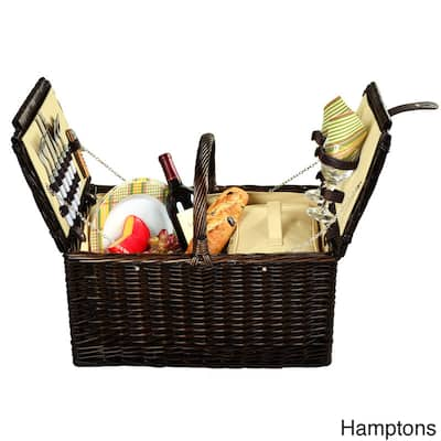 Picnic At Ascot Willow Picnic Basket for Two