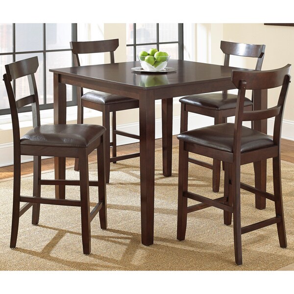 Shop Greyson Living Hayden 5piece Brown Counter Height Dining Set