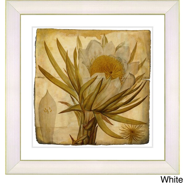 Zhee Singer 'Vintage Botanical No. 007 - Antiqued' Framed Fine Art Print