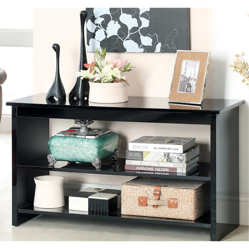 Furniture of America Corzi Contemporary 40-inch 2-shelf Side Accent Table