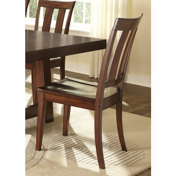 Great Tahoe Rustic Furniture #4: Liberty Tahoe Rustic Slat Back Dining Chairs (Set Of 2) Great Tahoe Rustic Furniture #4: Liberty Tahoe Rustic Slat Back Dining Chairs (Set Of 2)