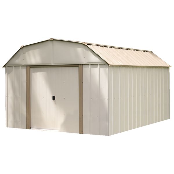 arrow lexington lx1014 galvanized steel storage shed 10