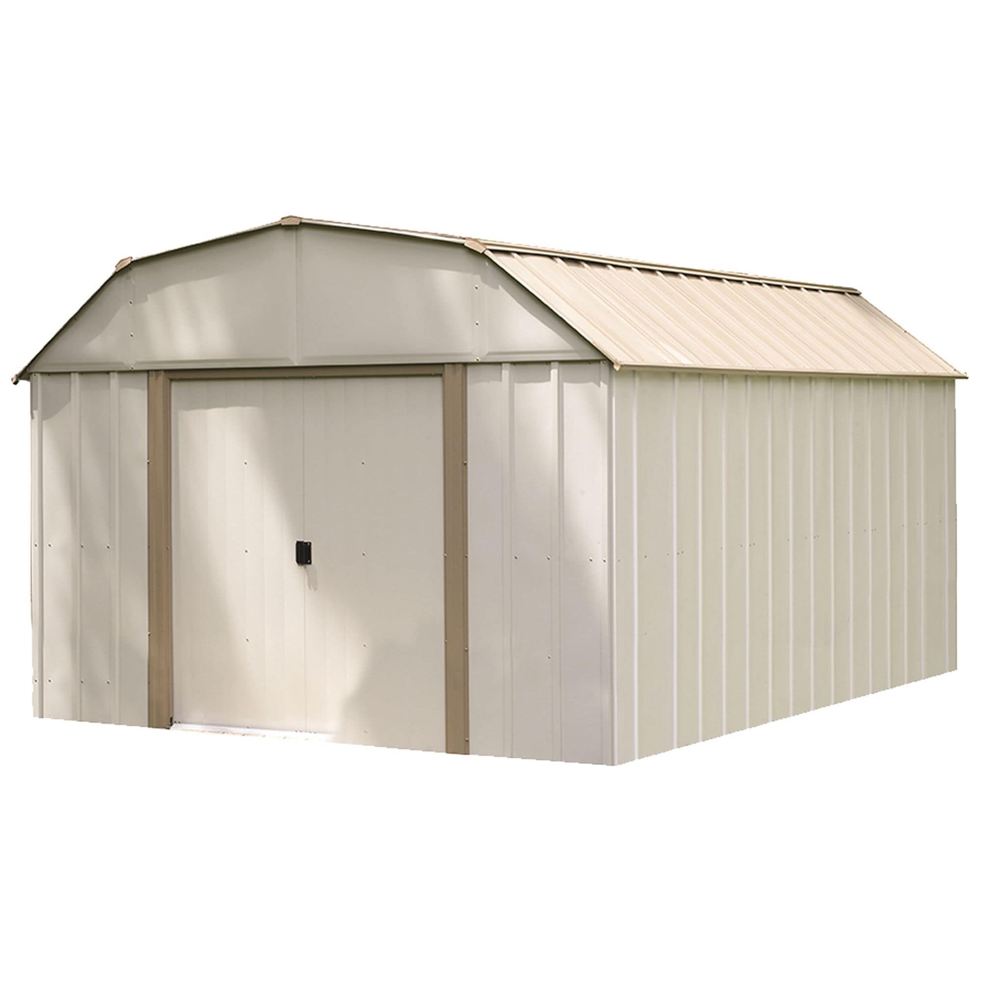 shop arrow lexington lx1014 galvanized steel storage shed