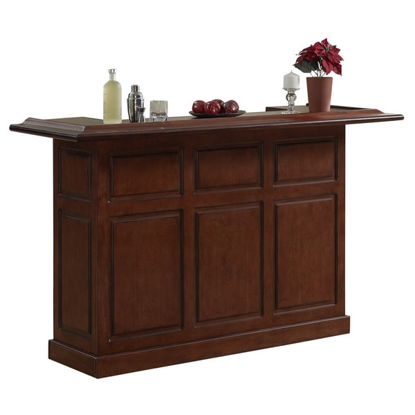 Shop Huntley 72-inch Maple Wood Home Bar - On Sale - Free Shipping ...