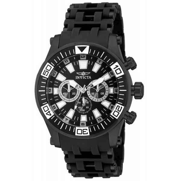 Invicta Mens IN14561 Sea Spider Black Stainless Steel Quartz