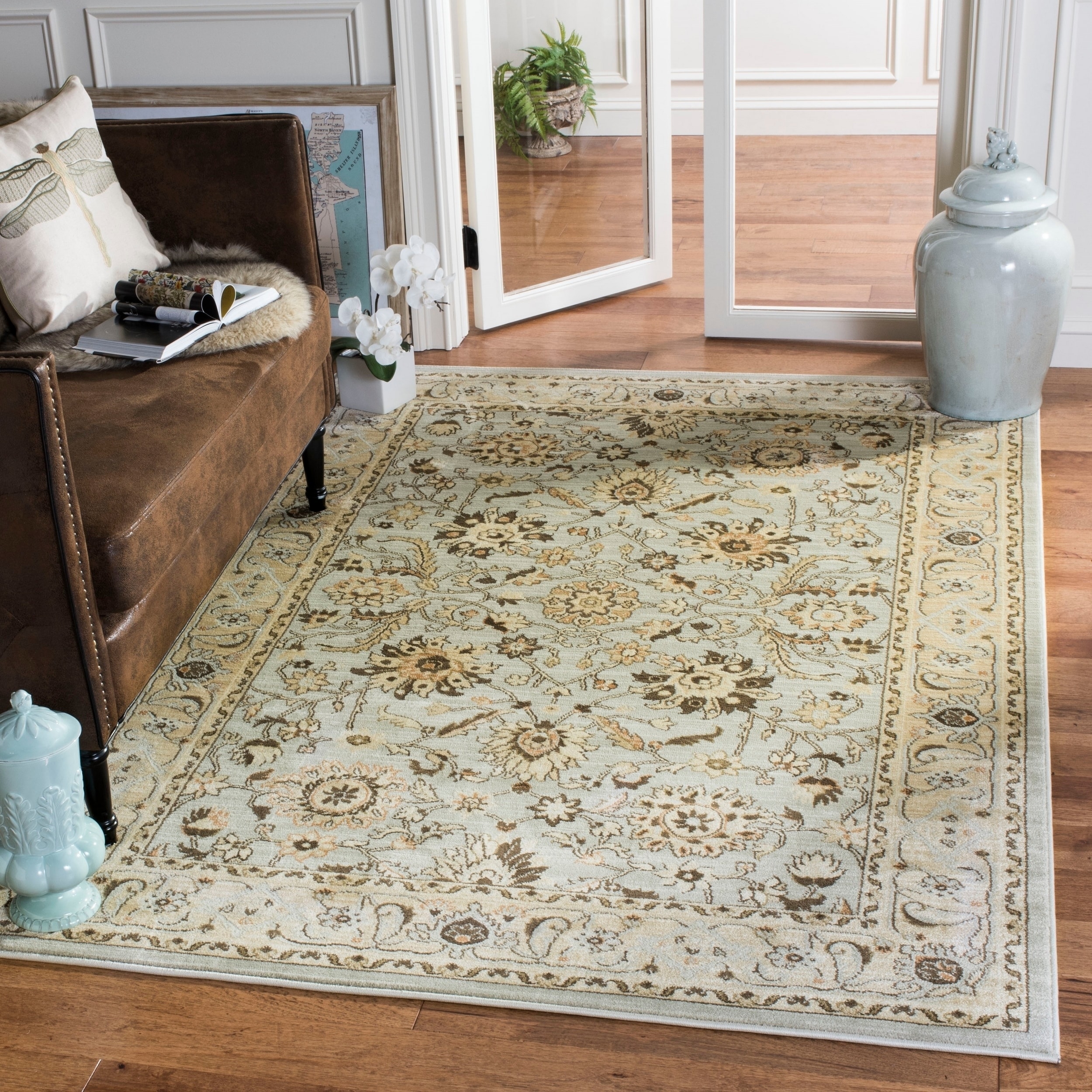 Safavieh Florenteen Grey/ Ivory Rug (4 X 6)