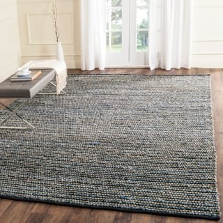 Jute Geometric Rugs Area For Less Safavieh Cape Cod Handmade Blue Jute Natural Fiber Rug 6 Square