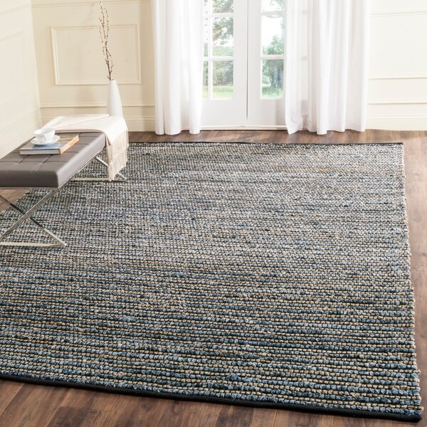 Safavieh Hand-woven Cape Cod Blue Jute Rug - 8' x 10'
