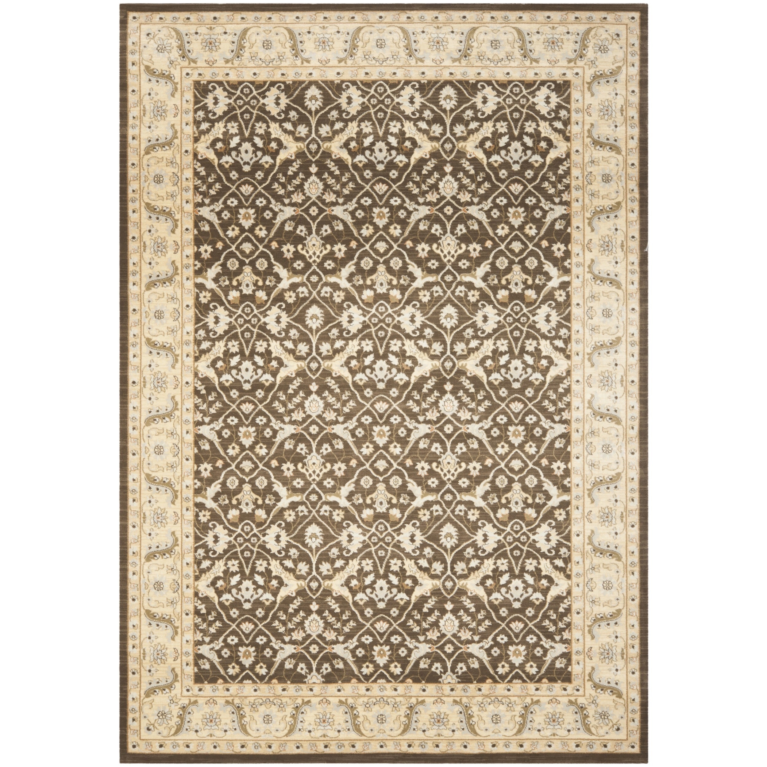 Safavieh Florenteen Brown/ Ivory Rug (9 X 12)