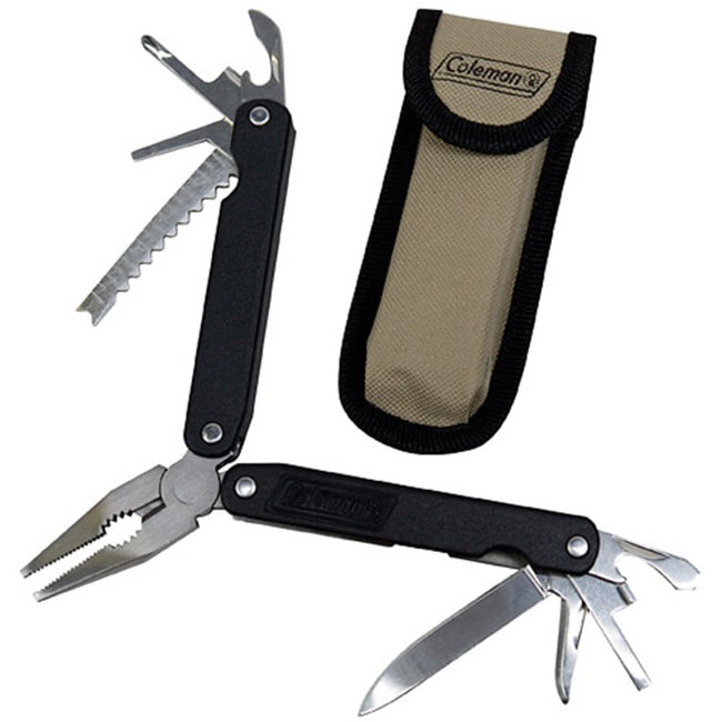 Coleman Campers Multi Tool (BlackMaterials Metal, plasticModel Campers 15 Tools In One, Black/Tan )