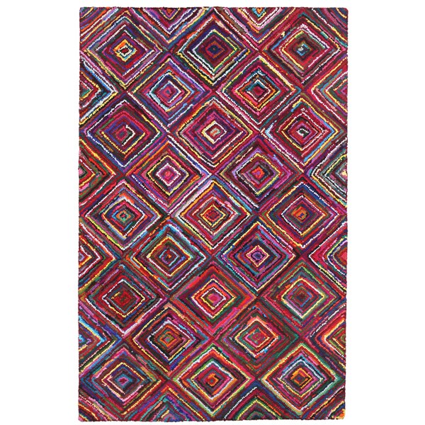 Brilliant Ribbon Diamonds Rug (4' x 6') - 4' x 6'