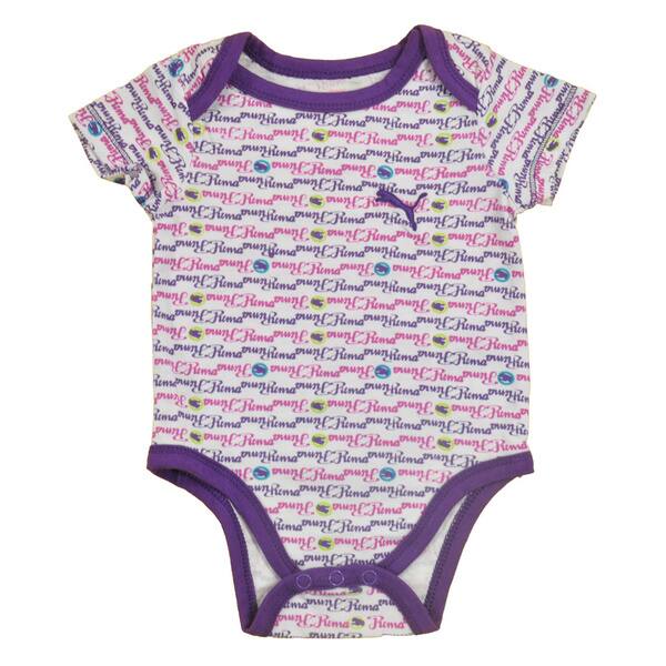 Shop Puma Infant Girls Multi Color Bodysuit Set Of 5 Overstock