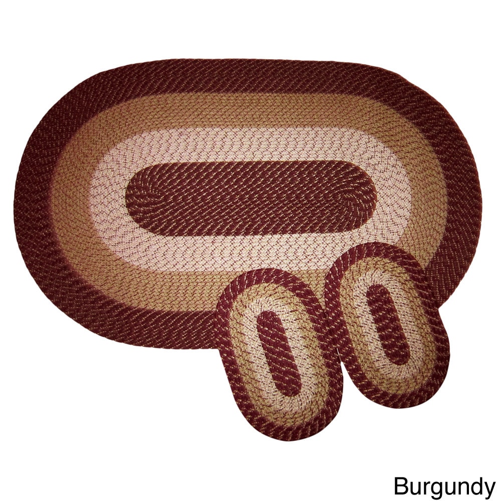 Eastern Indoor/ Outdoor 3 piece Braided Rug Set