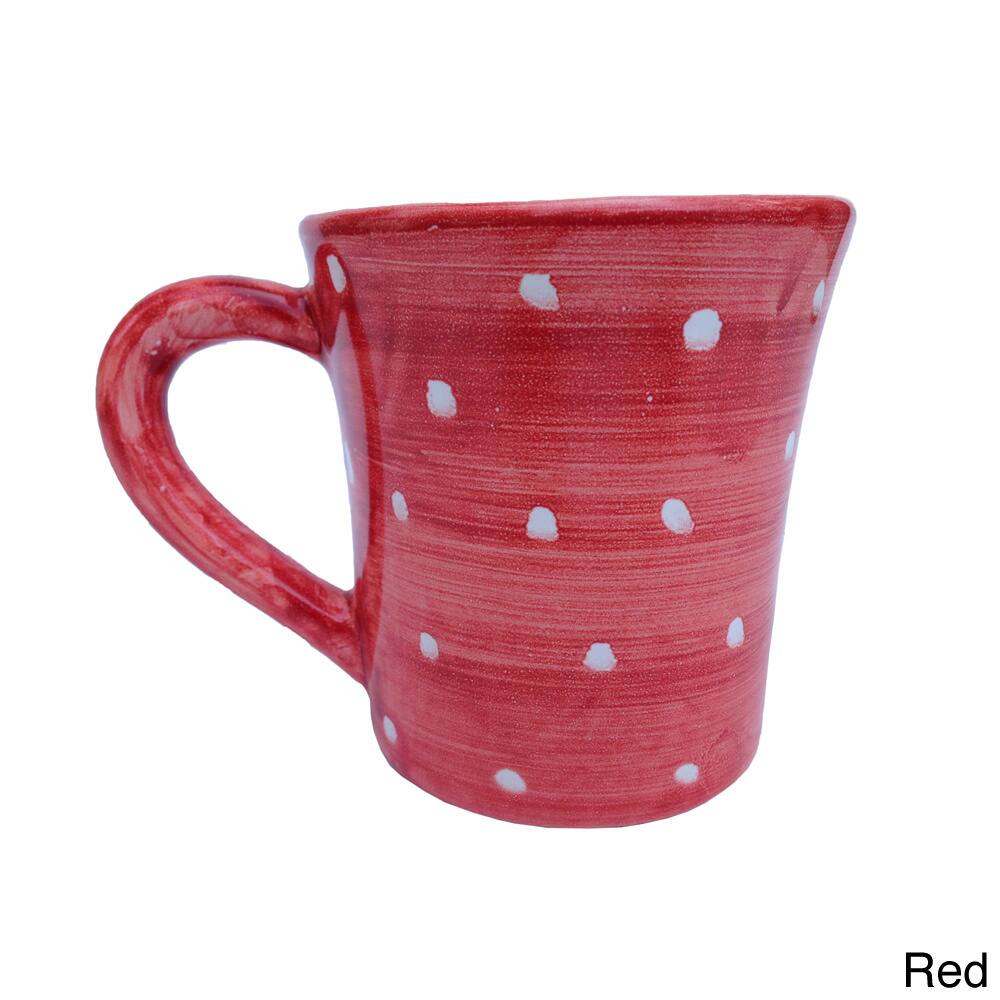 Handmade 'Pallini' Polka Dot Mug (Italy)