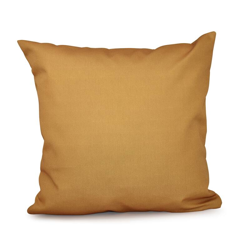 Gold Decorative Throw Pillow