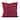 Red Solid Decorative Pillow