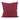 Red Solid Decorative Pillow